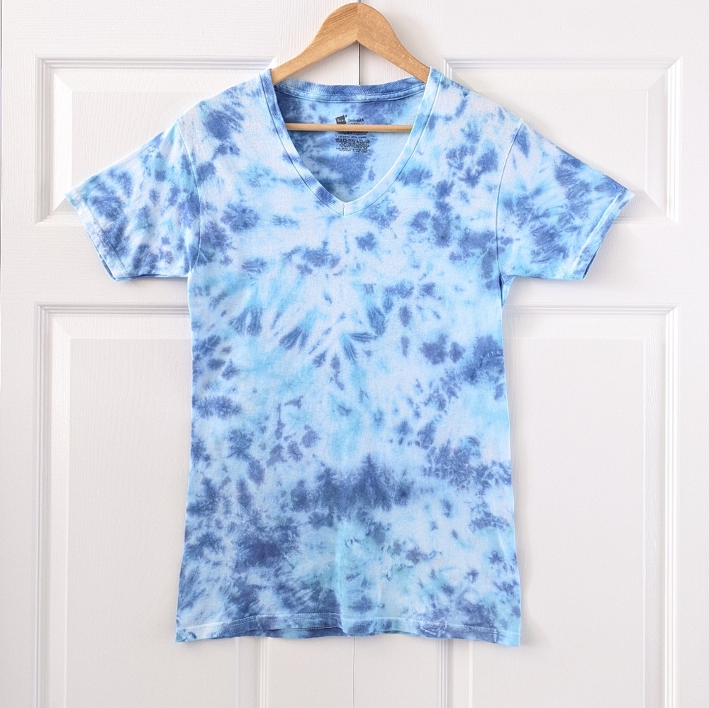 Electric Indigo Tie Dye Tee | S - Picture 5 of 9